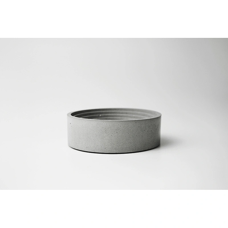 S9113 Silicone molds Round Cement vase concrete handmade mold round ashtry silicone mold for sell