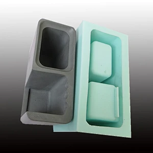 Cement Tooth cylinder molds silica concrete resin pen holder home decoration silicone Mold