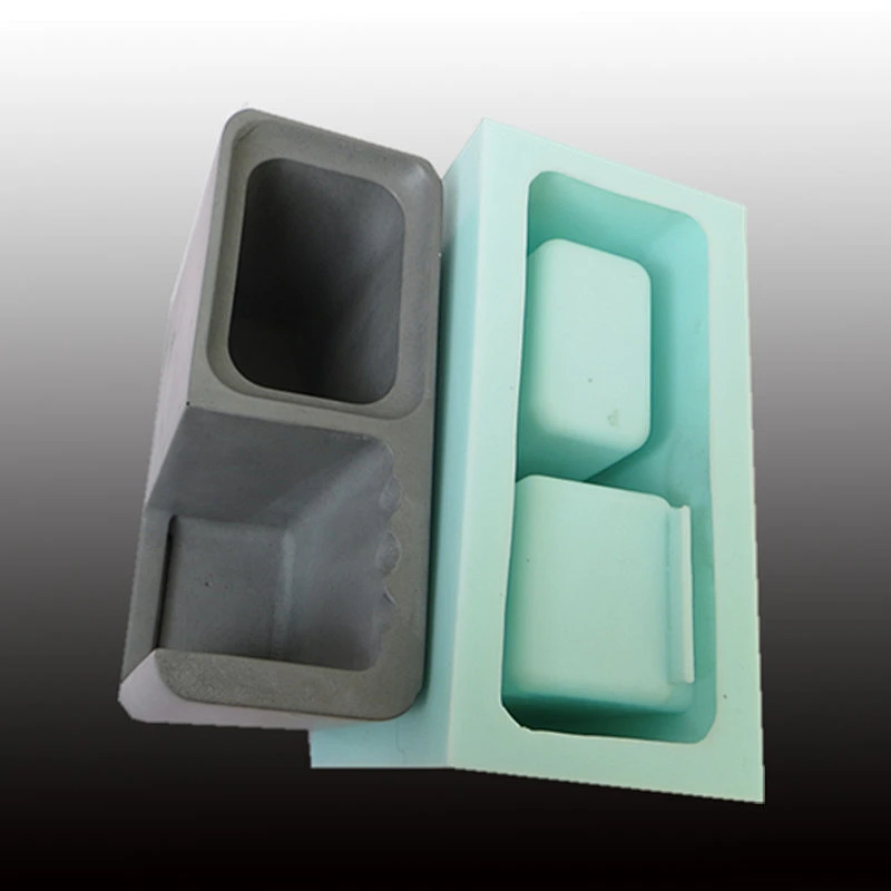 Cement Tooth cylinder molds silica concrete resin pen holder home decoration silicone Mold