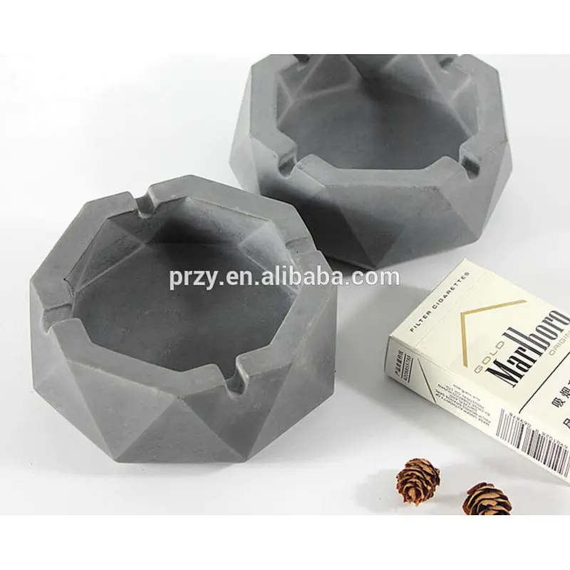 Nordic cement crafts molds desktop decorations ashtray molds silicone molds for concrete PRZY