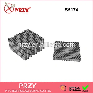S5174 honeycomb Coaster cement silicone molds 3D silicone mold for concrete silicone moulds for wholesale