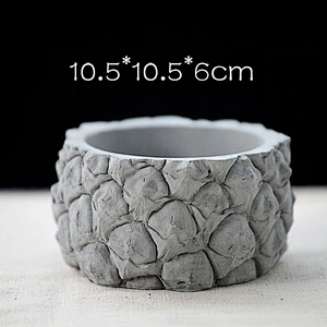 S9174 pineapple pattern silicone concrete moulds flower pot molds DIY craft moulds