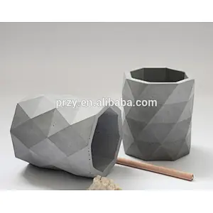 Nordic concrete creative crafts mold cement pen holder silicone mold soap mold PRZY