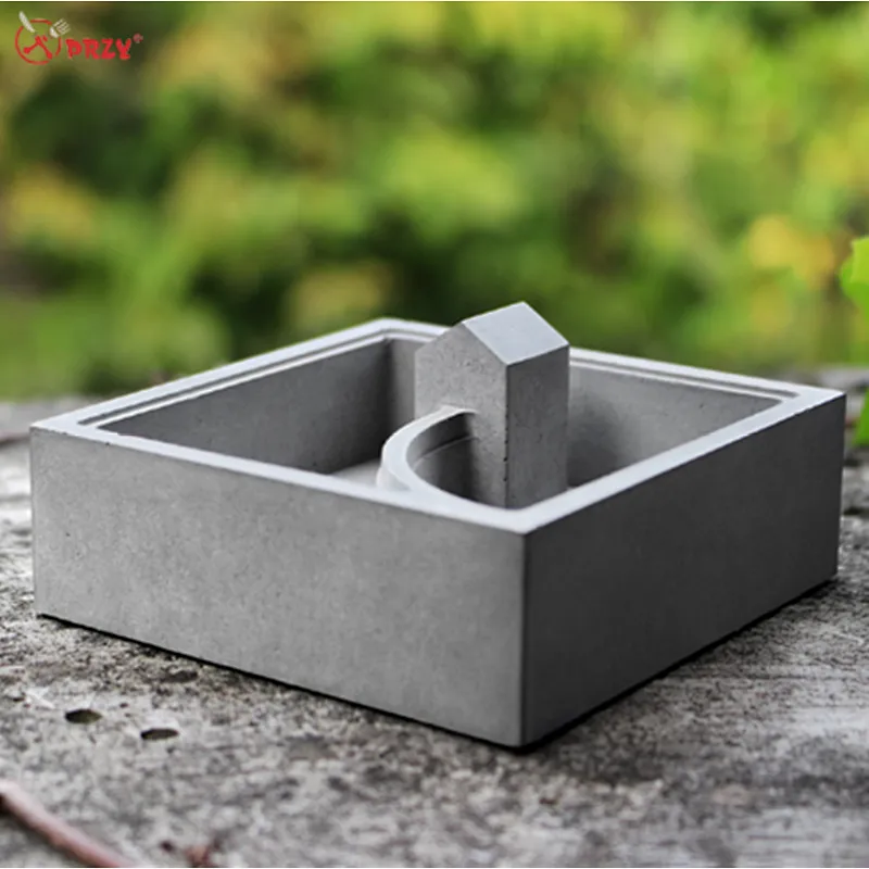 Przy concrete Silicone Mold muti-meat flower pots molds cement vase silicone Moulds