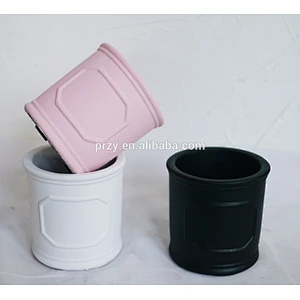 S5331 INS Style Roman column flowerpot round simple flowerpot with base cement flowerpot