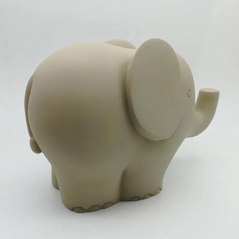 S9178 elephant shaped concete paperweight mold silicone candle molds Desktop decoration concrete molds