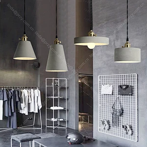 Nordic creative Cement lampshade Mould Retro bar coffee house Concrete small chandelier Silicone molds