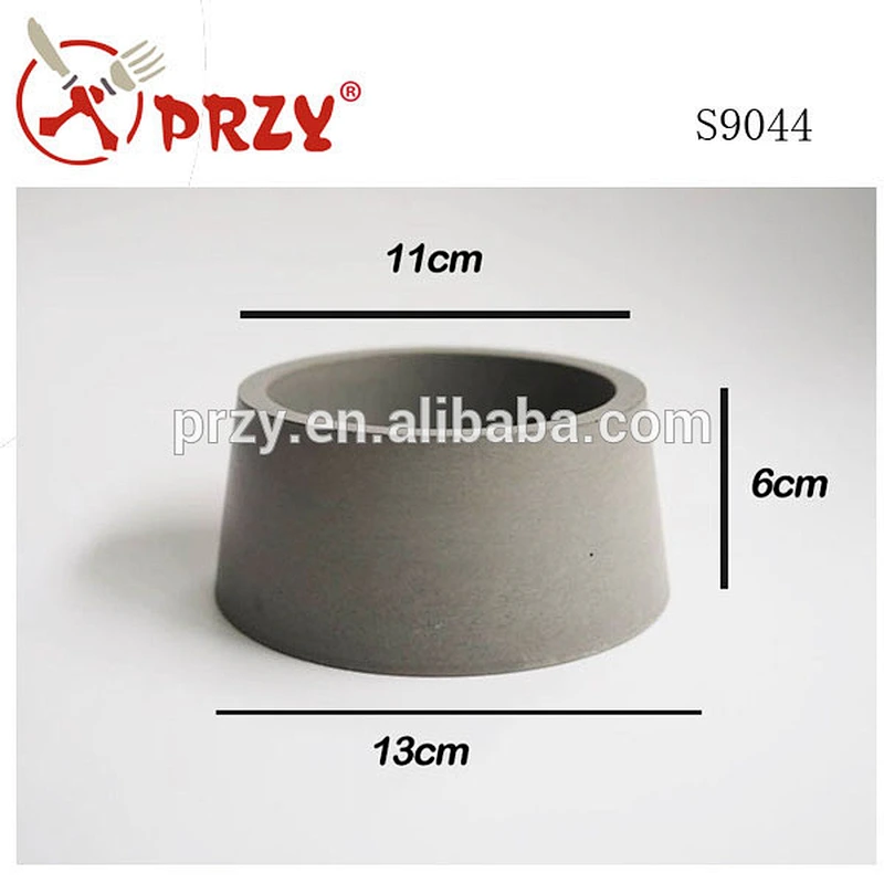 S9044 Cylinder concrete molds silicone pot molds