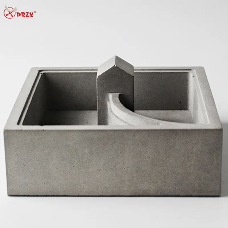 Przy concrete Silicone Mold muti-meat flower pots molds cement vase silicone Moulds