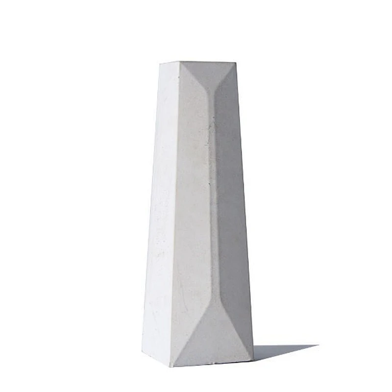 home decoration slim high flower vase concrete flower pot silicone mold