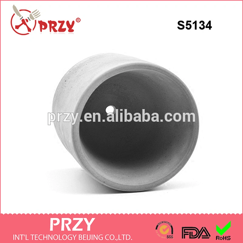 S5134 PRZY round shape cast concrete silicone molds silicone planter mold silicone vase molds