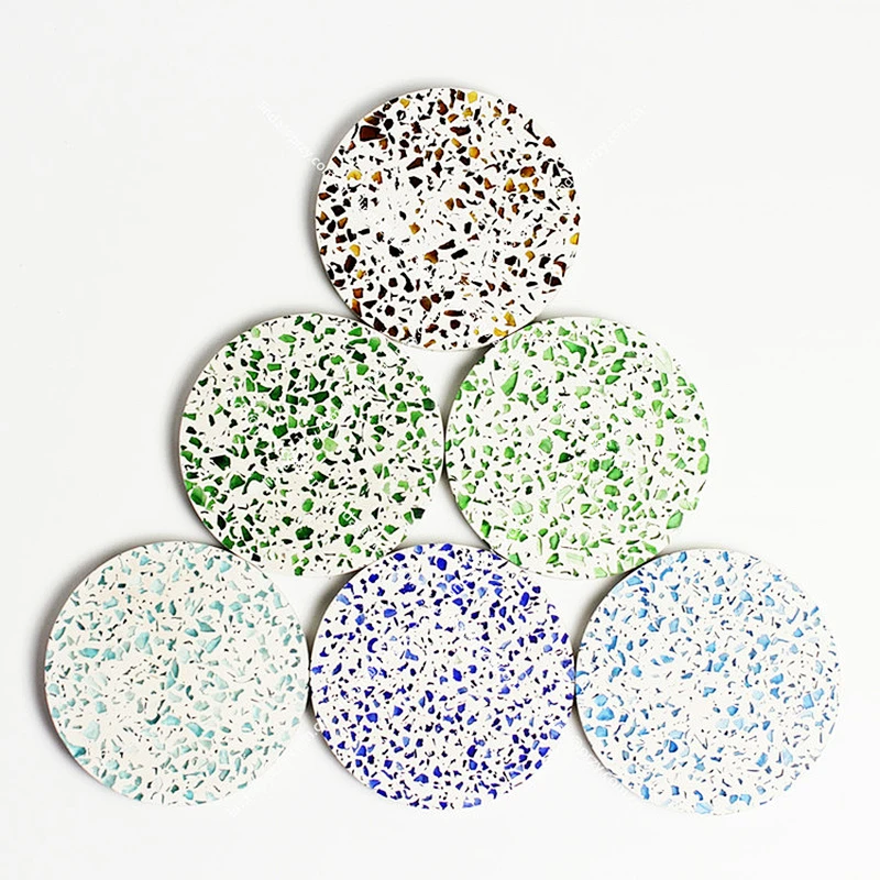 2018 new Silicone coaster mold Teacup mat molds silicone concrete mould