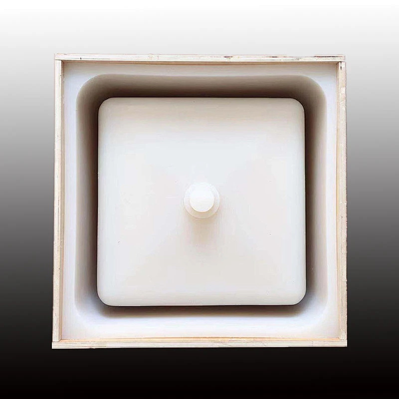 Square sink mold bathroom pot molds concrete sink craft moulds Wash Basin silicone mould with wooden frame