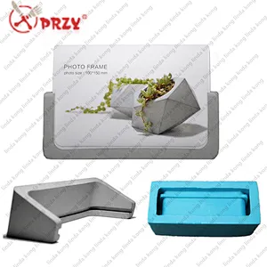 New design 2018 Cement frame mold silicone Concrete business card holder silicone molds