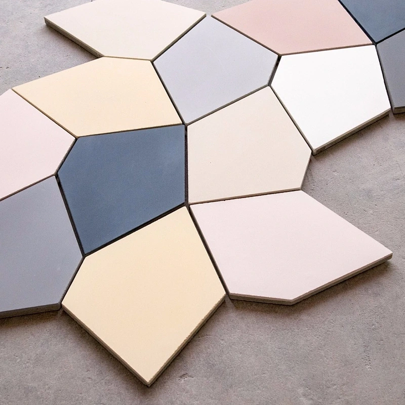 S9192 Irregular silicone concrete tile mold Handmade cement wall brick mould tv background wall stone molds