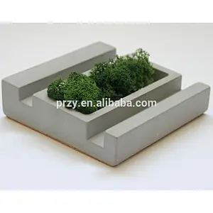 Concrete creative phone holder silicone molds cement moss pots mould Apple iPad shelf silicone molds PRZY