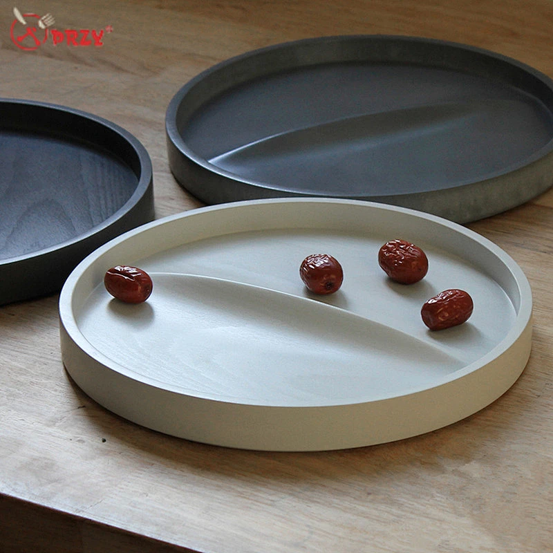Concrete Nordic jewelry plate mould Makeup dish mold silicone Fruit tray forms Cement Home decoration moulds