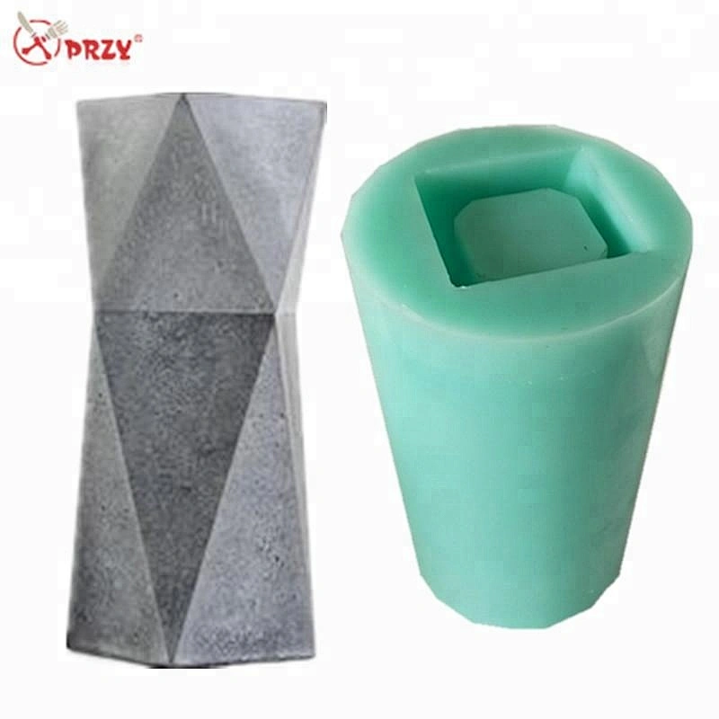 Noric original geometry cement planters mold DIY office Crafts mould Pen holder silicone molds