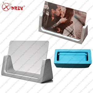 New design 2018 Cement frame mold silicone Concrete business card holder silicone molds