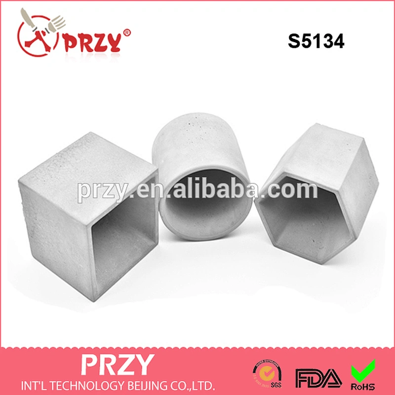 S5134 PRZY round shape cast concrete silicone molds silicone planter mold silicone vase molds