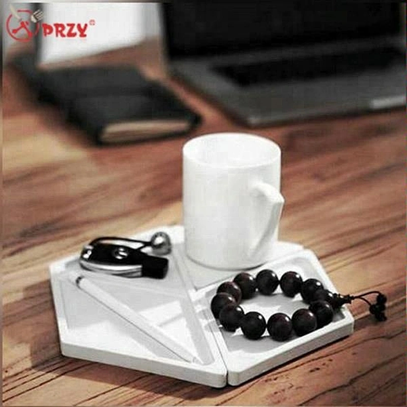 New 3pcs/set silicone cement fruit holder tray mold ashtray concrete jewelry display plate silicone mould