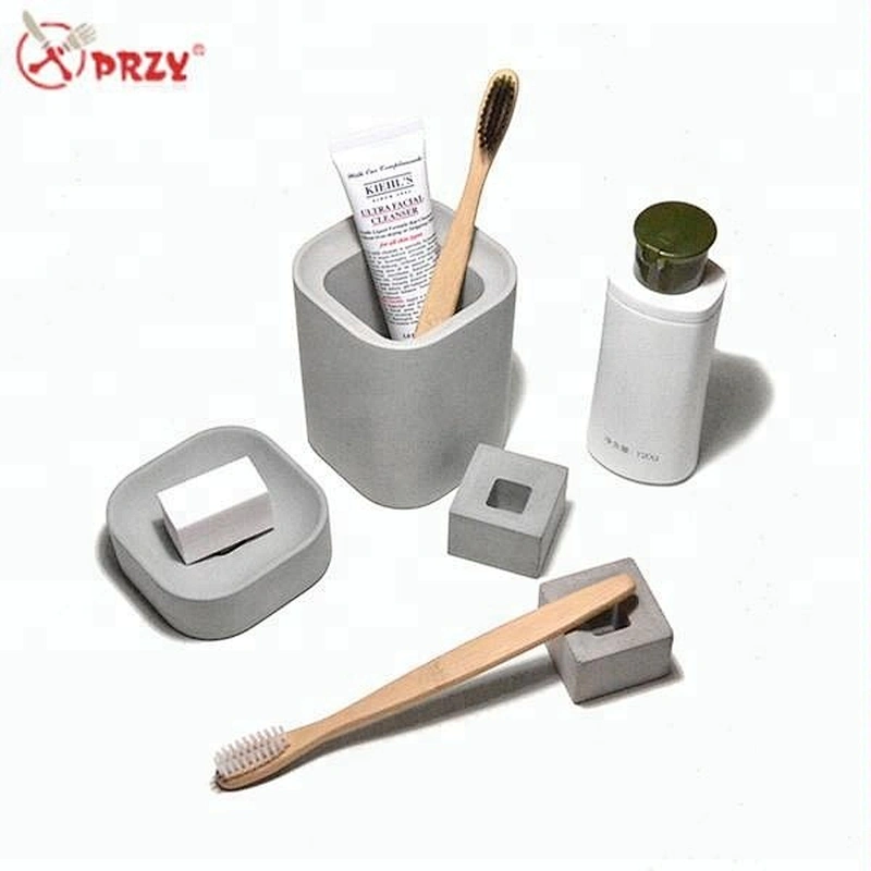 2018 new rubber storage cup mold Concrete toothbrush Holder molds cement soap holder molds silicone