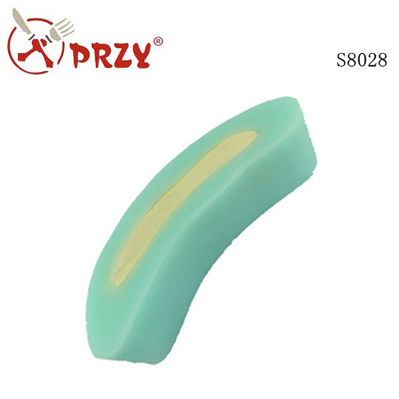 European Style Fruit Banana type Silicone Concrete Planter Molds Flower Pot Soap Silicone Mold For Concrete
