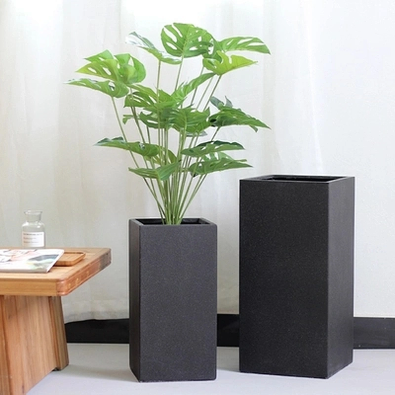 S9199 silicone concrete molds table decoration multi - flower pots cement geometric plants pots molds rectangle cement mold