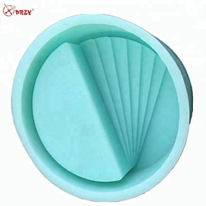 Silicone mold Cement multi-meat flower pots inside the semi-circular combination molds 3d concrete vase mold