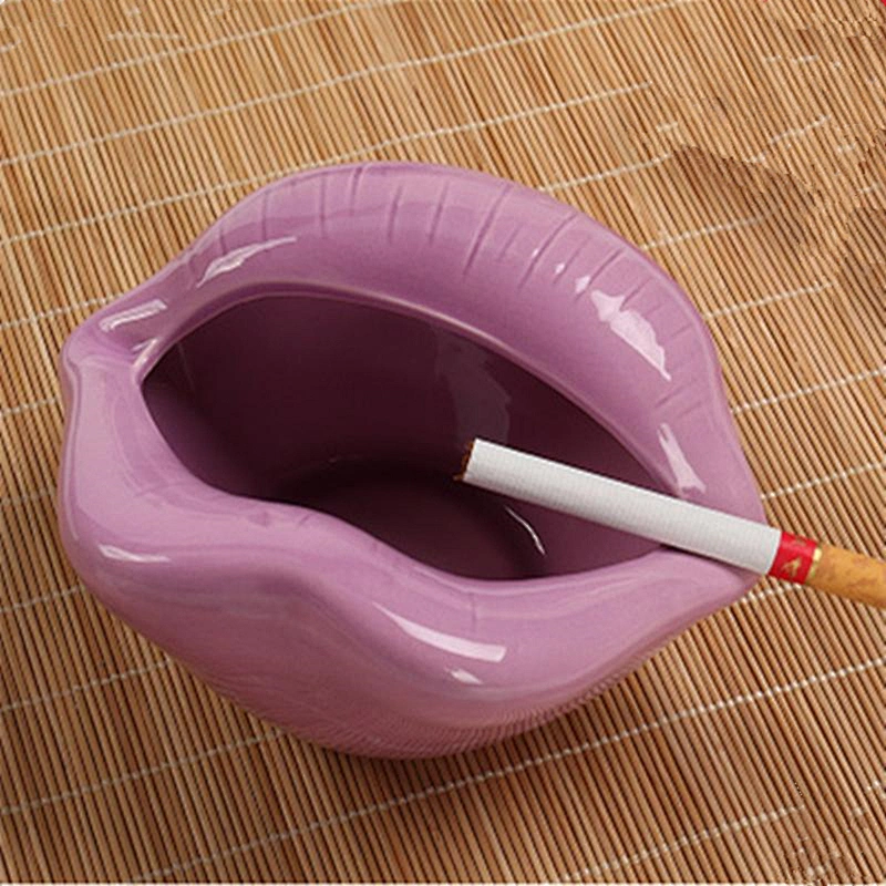 Cute Cement cartoon ashtray Mold creative lips Ceramic ashtray decoration silicone Molds