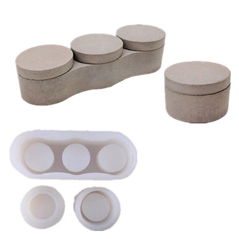 Silicone molds storage box molds box with silicone mold cover 3 + 1 cartons