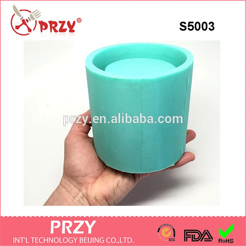 Cylindrical Planter Mold silicone mould vase mold
