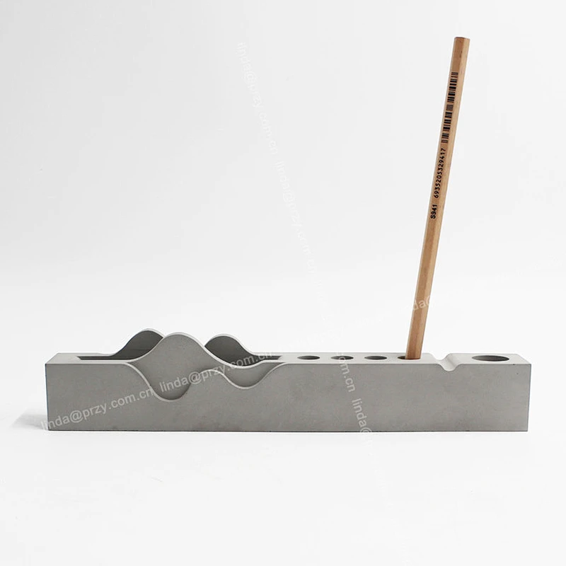 Concrete business card Holder Mold  phone holder silicone molds Cement stationery Pen Insert mold