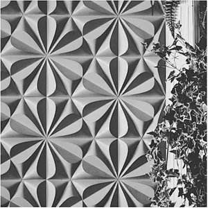 Triangular form cement wall brick mold Concrete tile molds Simple design Wall decoration Mold