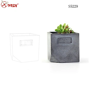 Creative plants mold silicone mold for concrete silicone vase mold