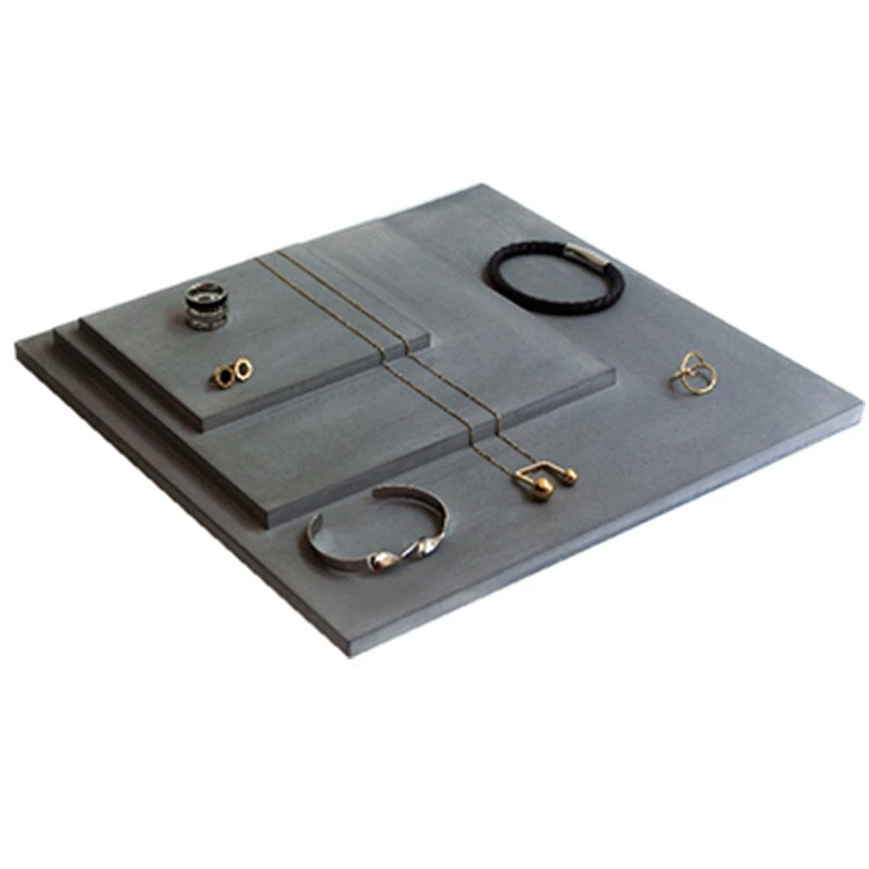 Cement Jewelry Display Board Mould Concrete Square jewelry Display Storage Panel  Silica mould