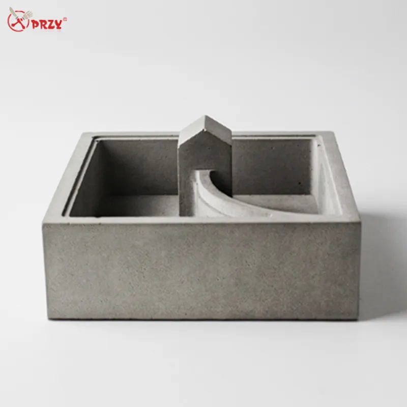Przy concrete Silicone Mold muti-meat flower pots molds cement vase silicone Moulds