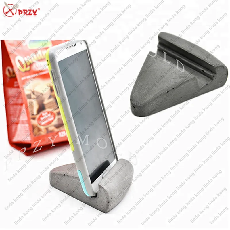 Noric styles simple Cement silicone desktop decoration Mold 3d DIY handmade Phone Stand holder silicone Molds