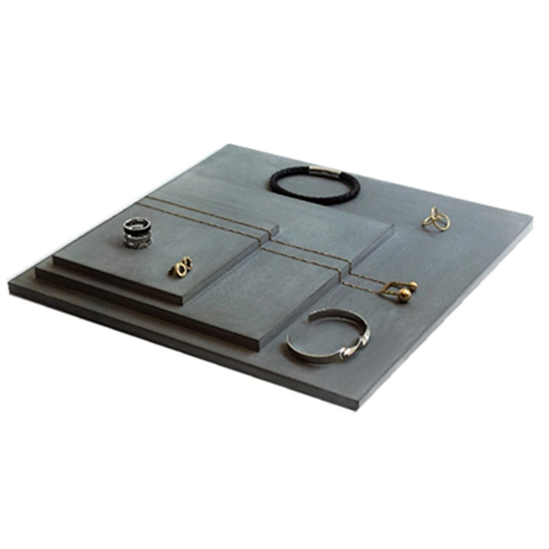 Cement Jewelry Display Board Mould Concrete Square jewelry Display Storage Panel  Silica mould