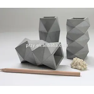 Nordic concrete creative crafts mold cement pen holder silicone mold soap mold PRZY