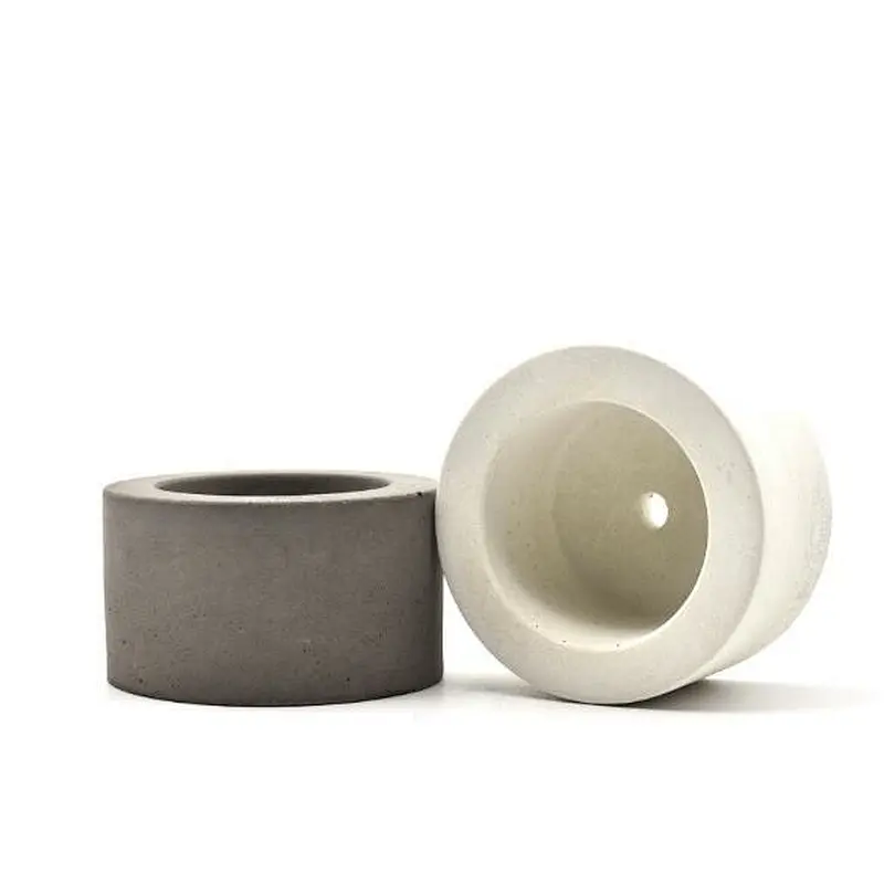 Comfortable Life Mini Succulent Potted Concrete Flower Round Pot Silicone Mold for concrete making mold