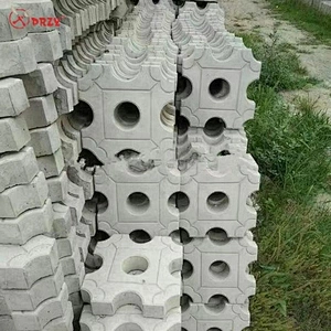 Garden Courtyard Pavement Tile Mold plastic Cement Grass Brick molds Plastic Mould Lawn Brick Molds