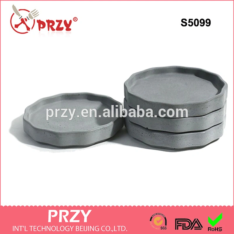 S5099 Irregular concrete plate mold silicone molds food grade mold