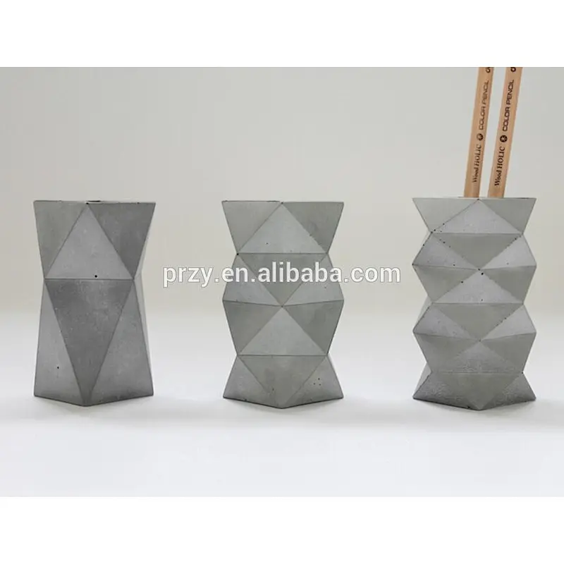 Nordic concrete creative crafts mold cement pen holder silicone mold soap mold PRZY