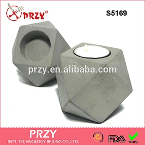 S5169 Multilateral cement candlestick silicone mold silicone concrete mold silicone cement mold