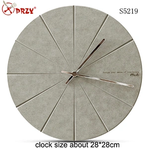 PRZY wall clock silicone concrete mold DIY silicone tray mold