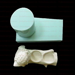 Cement Qwl with trunk candlesticker Molds silicone 3D Ceramics animal desk decorations mold