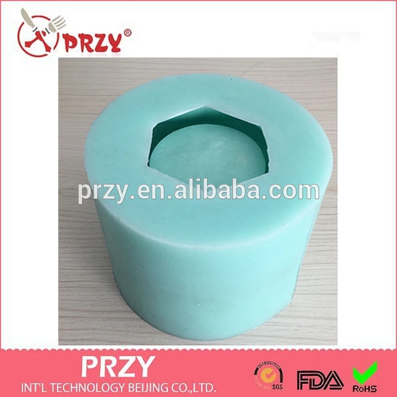 PRZY hot sale flower pot Mold Silicone Concrete Planter Molds 3d vase concrete Soap Mould