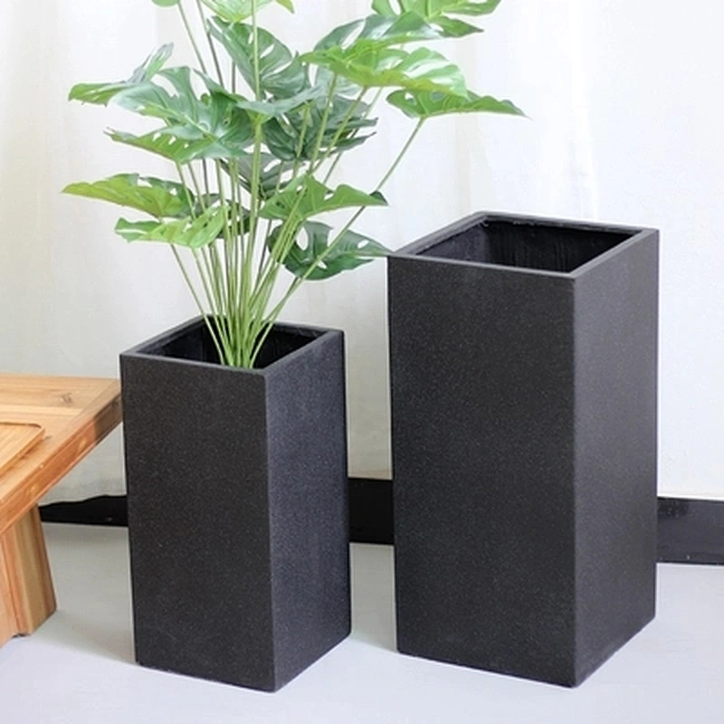 S9199 silicone concrete molds table decoration multi - flower pots cement geometric plants pots molds rectangle cement mold