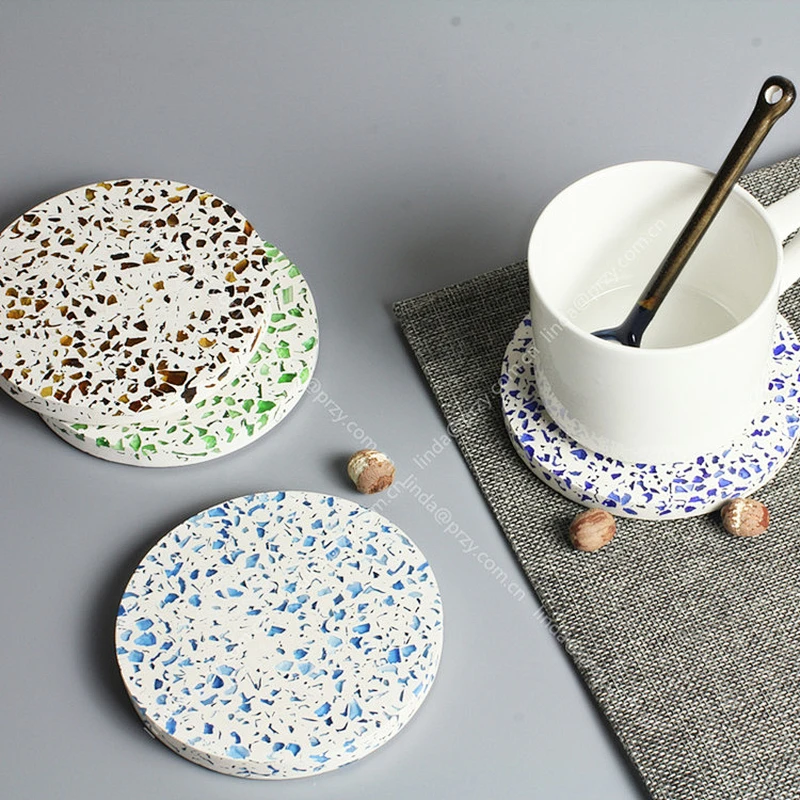 2018 new Silicone coaster mold Teacup mat molds silicone concrete mould